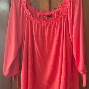 Like New Lane Bryant Coral Dress Top Size 22/24